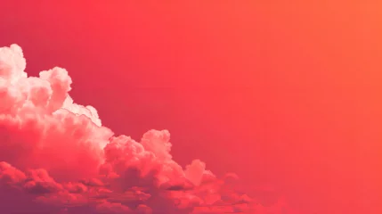 Keuken foto achterwand red sky gradient background © charich