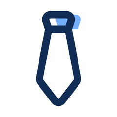 tie filled line icon