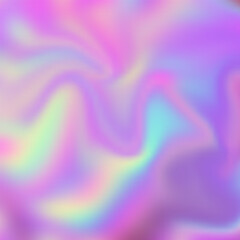 Abstract holographic style gradient blur background design