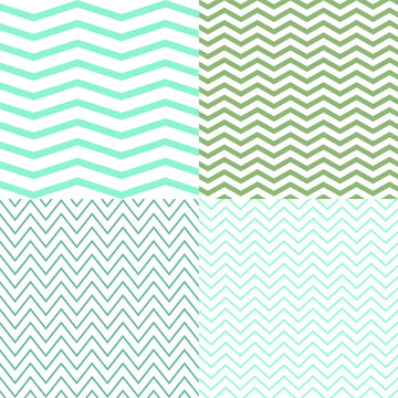 Collection of zig zag pattern backgrounds