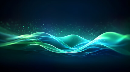 Abstract background and data transfer concept, abstract line art background