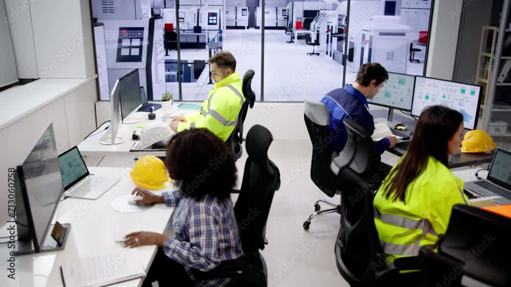 Poster Engineer Operators Using Scada System