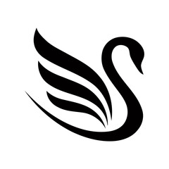 Swan Logo Vector Icon