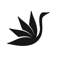 Swan Logo Vector Icon