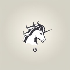 unicorn head logo