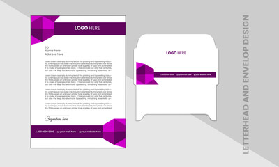 Unique letterhead and envelop design