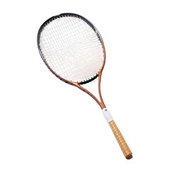 Squash racquet isolated on transparent background