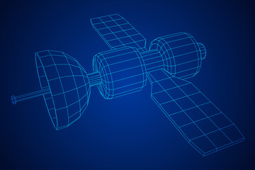Space station communications satellite.