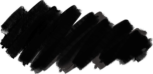 black paint strokes