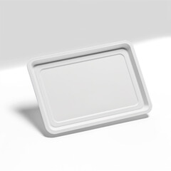 Trays isolated on transparent background