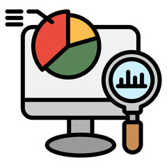 Analytics Design Elements Icons