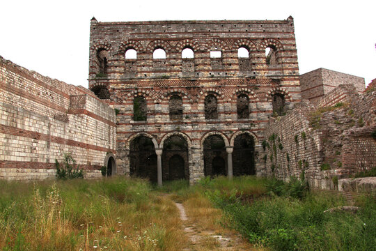 Tekfur Sarayi, Byzantine palace in Istanbul, Turkey
