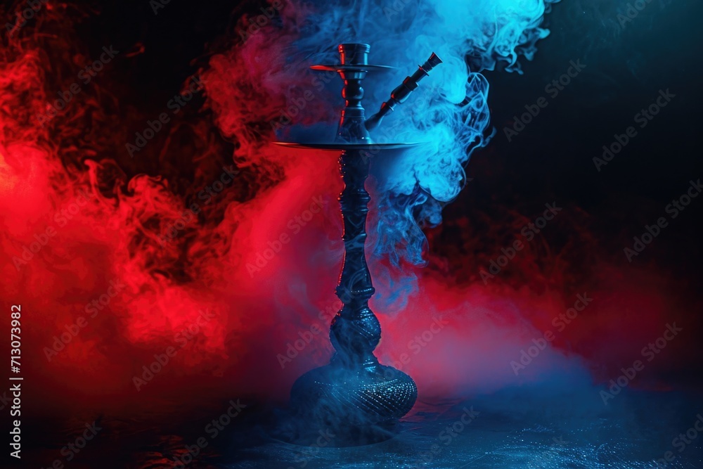 Poster A hook with smoke emanating from it. Perfect for adding a touch of mystery and intrigue to your projects