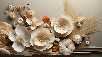 Obraz na płótnie Canvas still life with seashell and shells