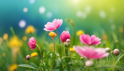 Obraz premium Spring flower plant grassland