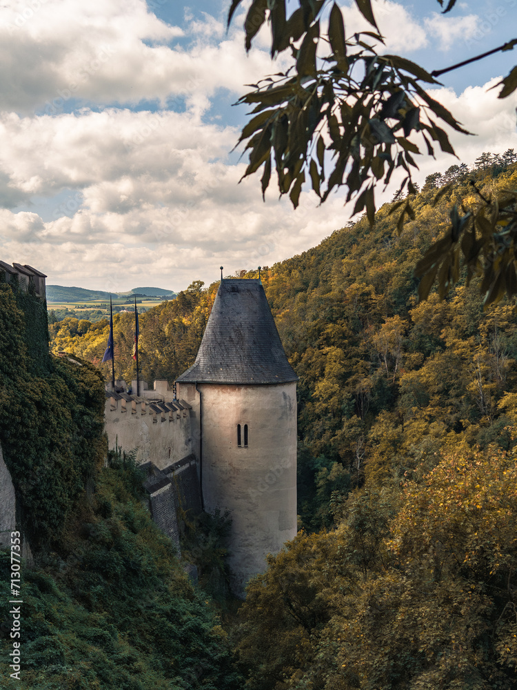 Canvas Prints Karlstejn a medieval royal castle