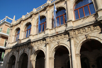 Fototapeta na wymiar venetian loggia (town hall) in heraklion in crete in greece