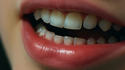 Irregular Crowded Lower Incisors Close-Up