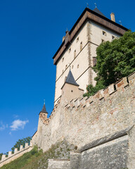 Fototapeta premium Karlstejn a medieval royal castle