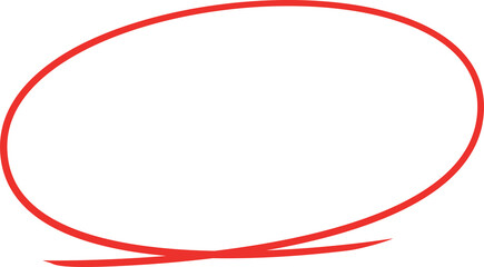 Red Ink Circle Highlighter
