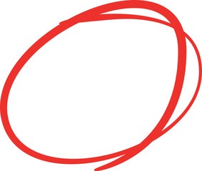 Red Ink Circle Highlighter
