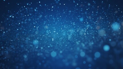 many blue particles on a blue background