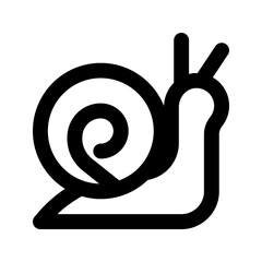 snail line icon - obrazy, fototapety, plakaty