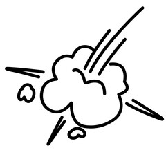 doodle poof smoke effect