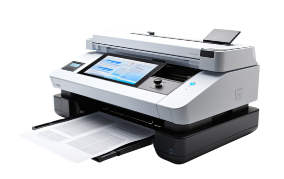 Exhibit of Innovative Document Scanning Solutions on White or PNG Transparent Background. - Powered by Adobe