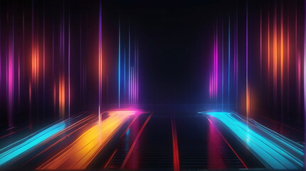 neon abstract motion gradient background