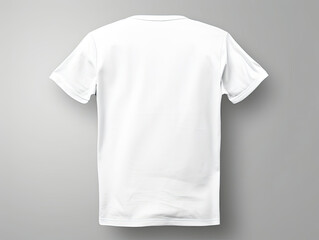 White T-shirt Hanging on Wall, Simple and Stunning Wardrobe Staple Decoration