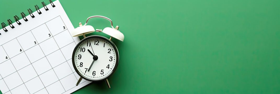 Alarm Clock on Calendar, Time and Dates for Effective Scheduling