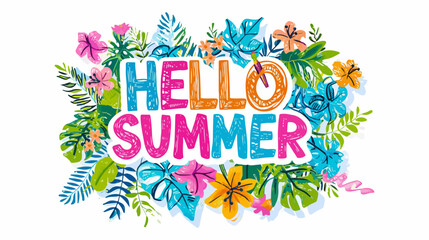 summer greetings say hello summer