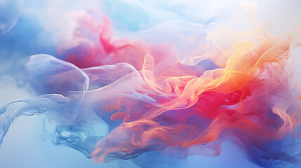 Fototapeta na wymiar abstract colorful smoke