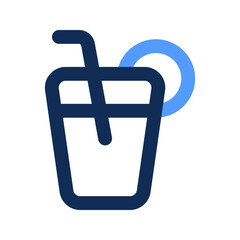 juice outline color icon