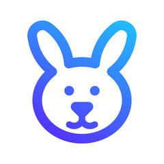 bunny gradient icon