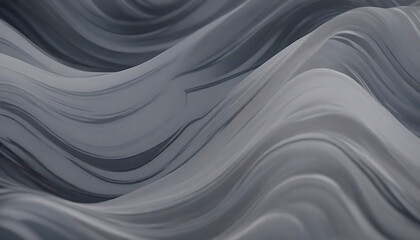 Unobtrusive colorful modern curvy waves background illustration with dark slate gray, ash gray and dark gray.