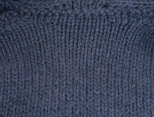dunkel Blaue Grobstrick Strickjacke aus Alpaca und Mohairwolle zur Hintergrund Nutzung  - 713107770