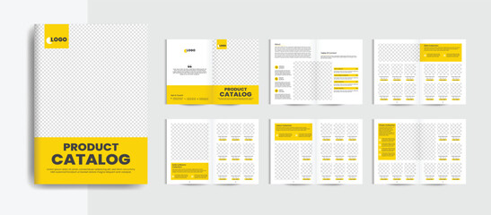 Product catalog or catalogue template design	