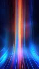 High speed technology neon glow colors abstract background - obrazy, fototapety, plakaty