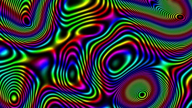 Colorful Seamless Fluid Art Abstract Background. animation. 4k looping footage