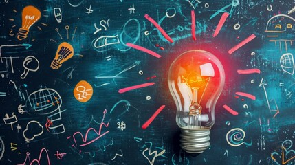 Develop a poster for a teacher's workshop on innovative learning strategies, featuring creative and effective methods for enhancing student engagement and understanding