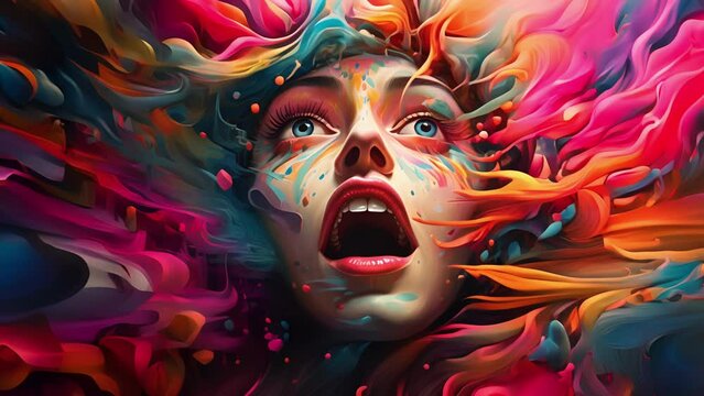 Lose yourself in a sensory overload of vivid colors, geometric shapes, and surreal distortions that will challenge your perception of reality.