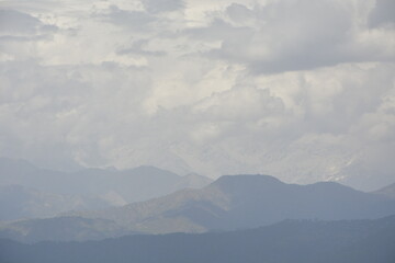 Naklejka premium Moutain tour and its beauty