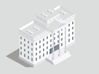 A Vibrant Collection of Isometric Buildings