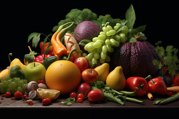 Fruits and vegetables. Eat healthy. Diet. Nutrition professions. Agricultural professions. Organic farming, vegetable market, sale of fruit and vegetables, market gardeners.
​