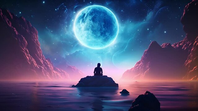 Let the soothing melodies and celestial visuals of this ethereal video guide you into a state of deep relaxation.