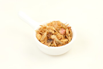 Bawang Goreng or Indonesian Crispy Deep Fried Shallots or Onion Flakes