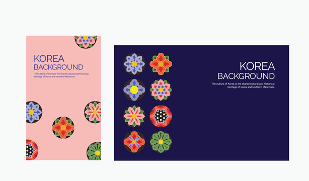 korea traditional pattern graphic design