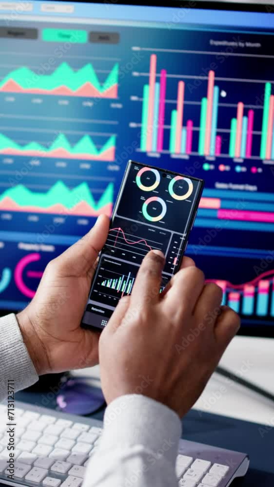 Poster KPI Business Analytics Data Dashboard